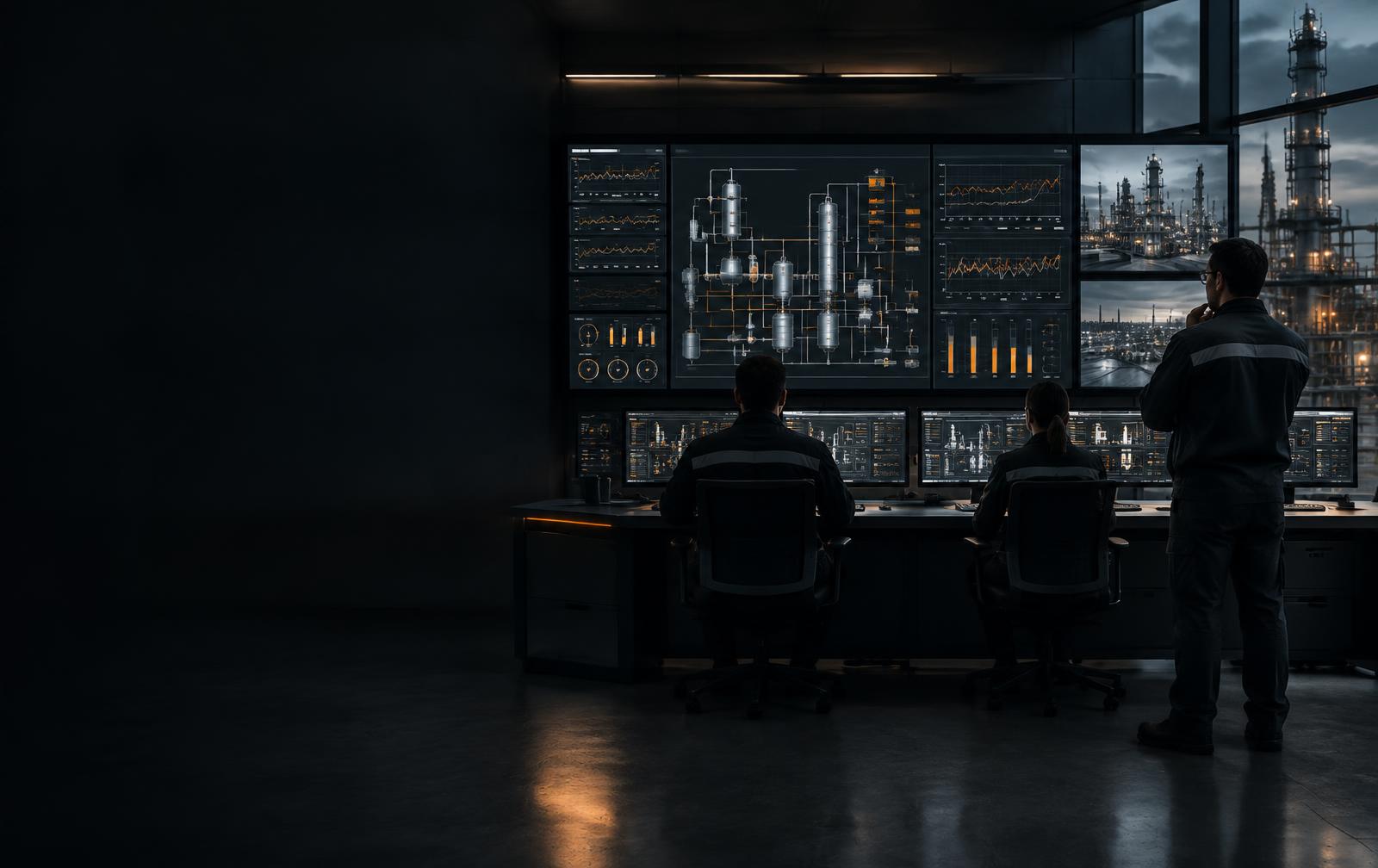 Operators supervising connected process intelligence