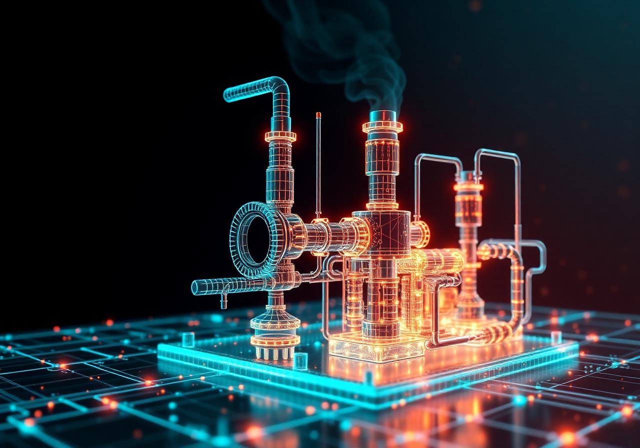 Digital twin of a chemical reactor